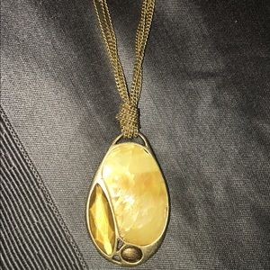 Beautiful, multi strand mother of pearl necklace