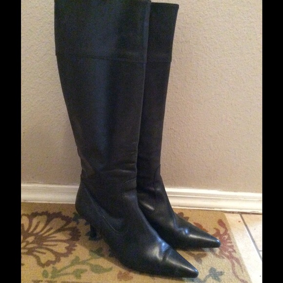 Authentic Leather Coach boots
