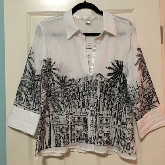 Christopher & Banks button up blouse