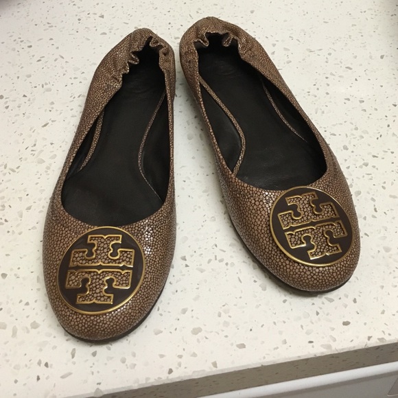 Tory Burch skin Reva flats