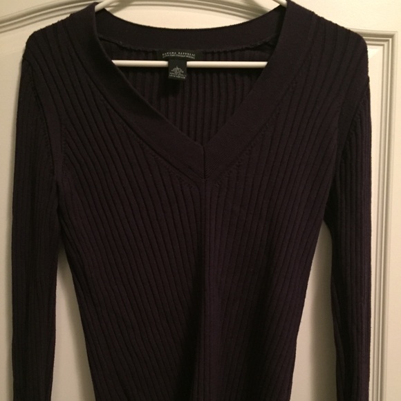 Dark purple sweater