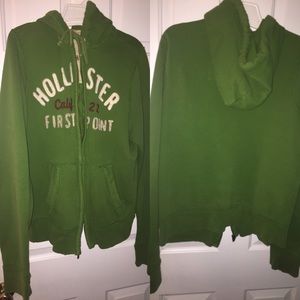 Hollister zip up jacket