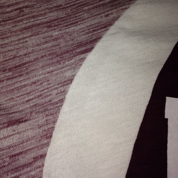 ❌SOLD❌RESERVED UNTIL 27th PINK Maroon Marl V Crew - Picture 3 of 4