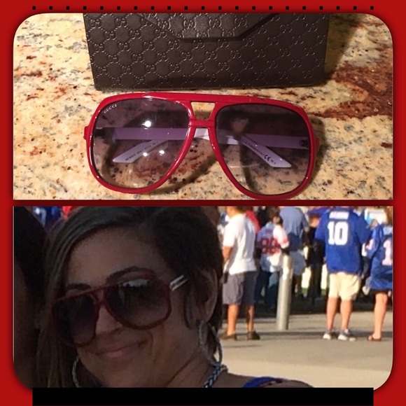 🚫SOLD ELSEWHERE Gucci aviator style sunglasses - Picture 2 of 4