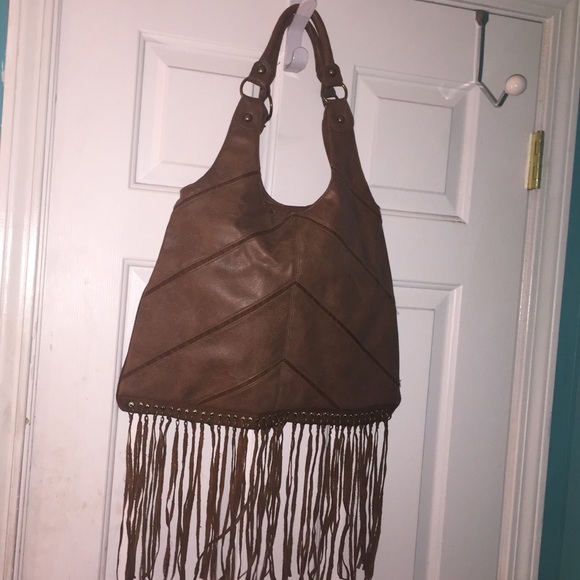 Brown boho bag
