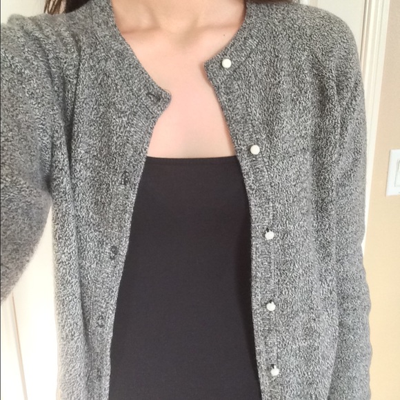 Grey cardigan