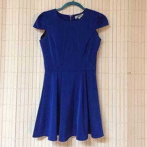 Cobalt blue flowy dress