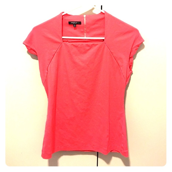 Lafayette 148 Petite coral blouse