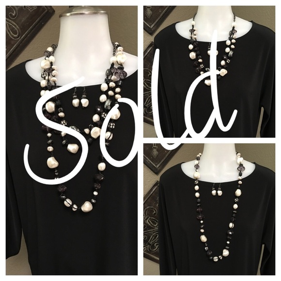 Chicos necklaces & matching earrings