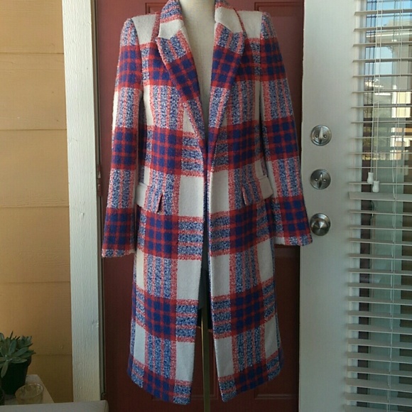 ❌SOLD❌ Zara Plaid Coat, Bloggers Favorite! - Picture 3 of 4