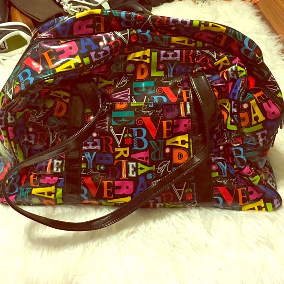 Vera Bradley frill tote bag