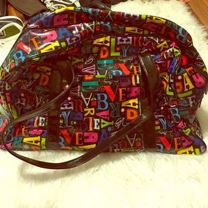 Vera Bradley frill tote bag