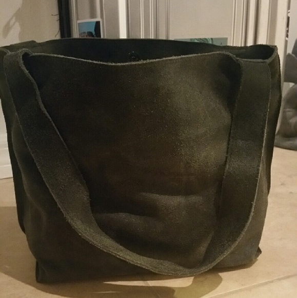 Raw Leather Handmade Mini Tote