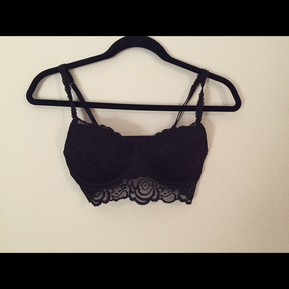 PINK lace bralette