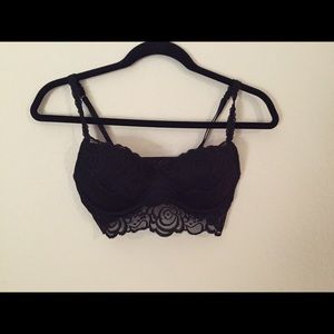 PINK lace bralette