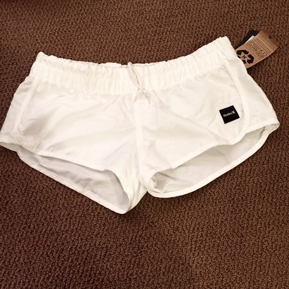 New White Hurley shorts