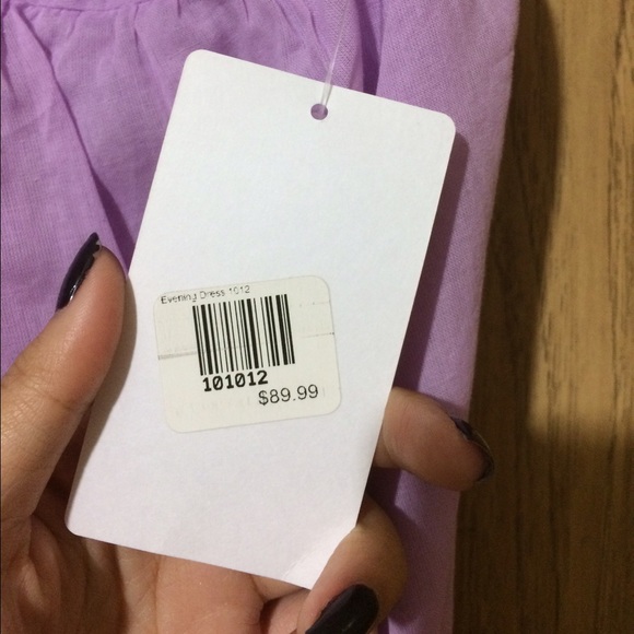 Purple long dress - Picture 4 of 4