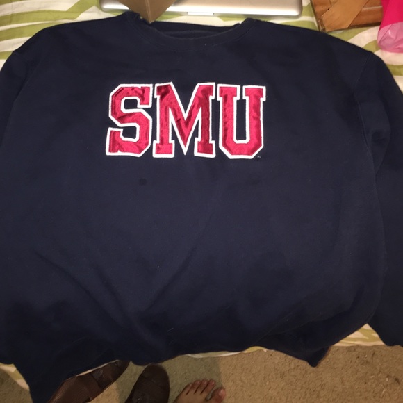 Blue Smu crewneck.