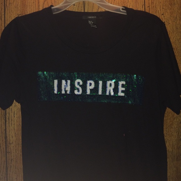 Sequin 'Inspire' Shirt