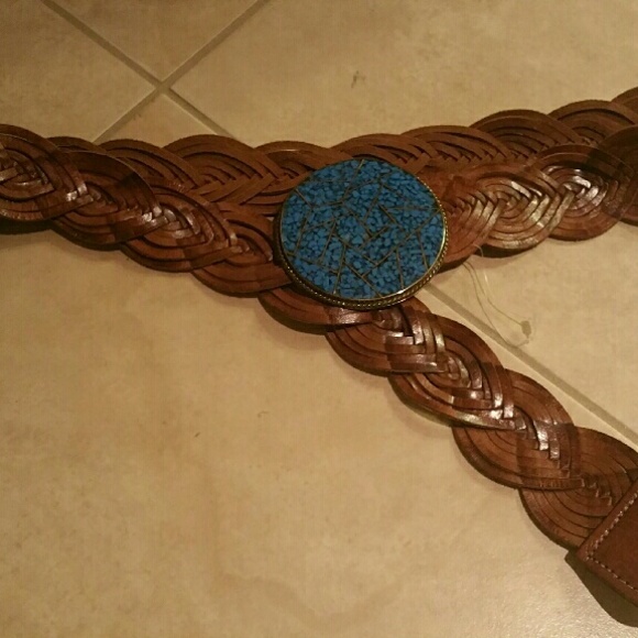 Woven Leather Belt