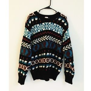 Home Knit Pattern Slouchy Sweater