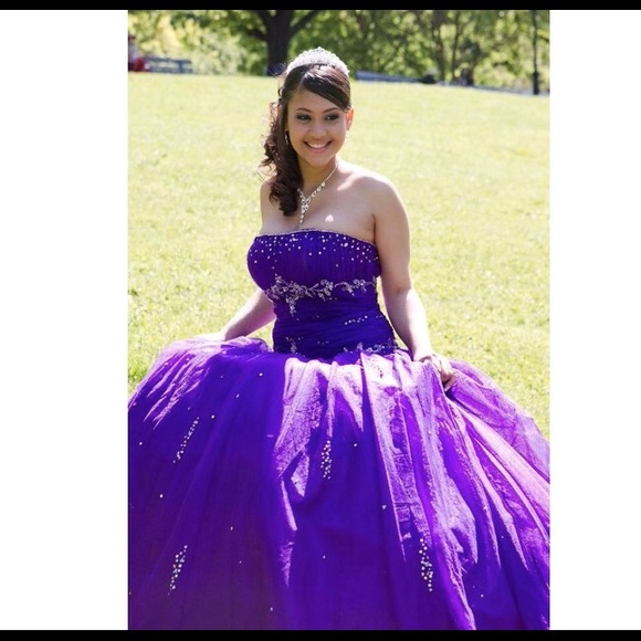 Royal Purple Sweet 16 Dresses