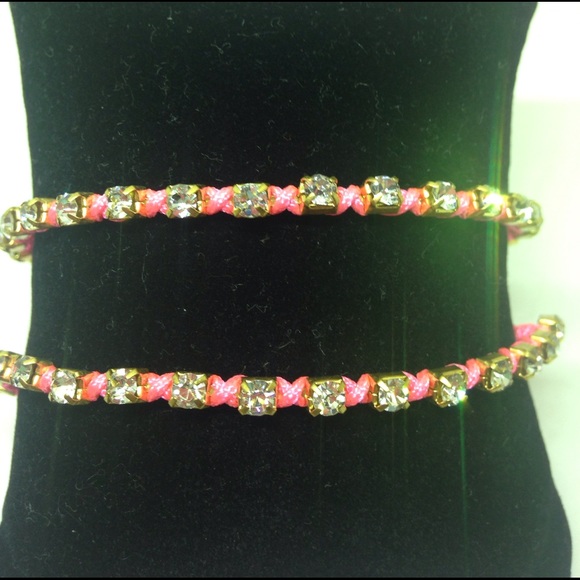 2 pcs. New BFF Pink Friendship Bracelets, - Picture 4 of 6