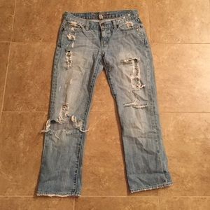 Abercrombie and Fitch boyfriend capris