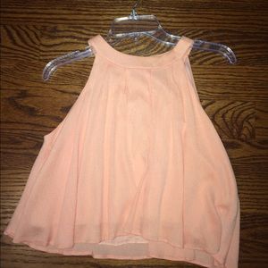 Adorable Peach high neck top