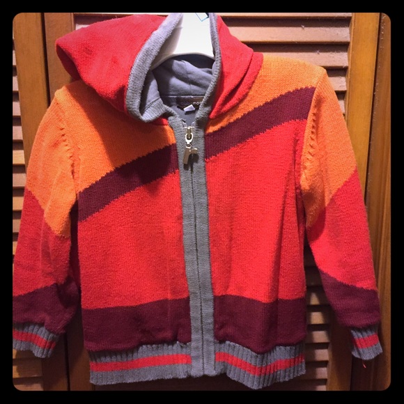 Sz 3T RabbitMoon zippered sweater hoodie