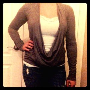 Deep Cowl Neck Top