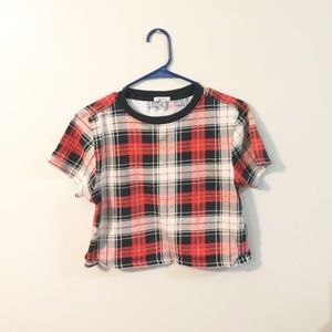 Plaid Crop Top