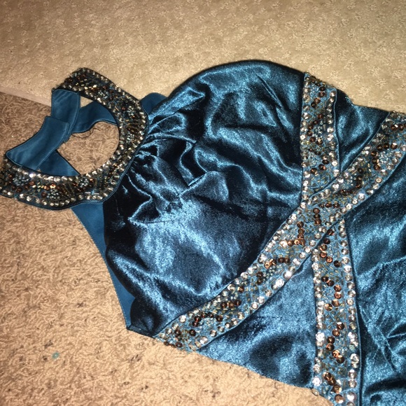Blue elegant dress😈