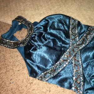 Blue elegant dress😈