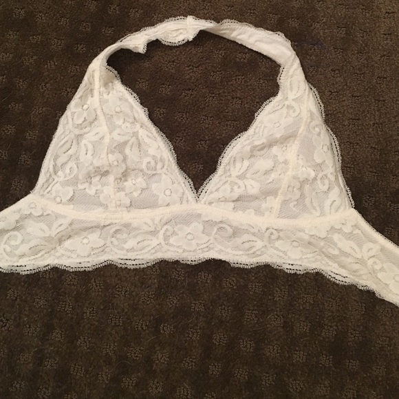 Pins and needles halter bra