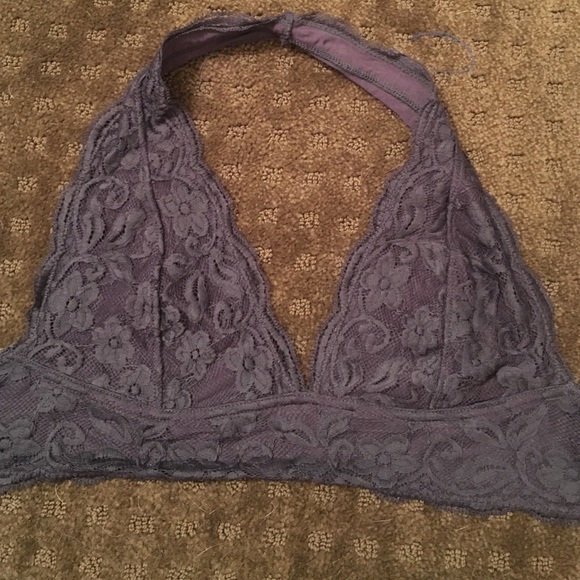 Pins and needles halter bra