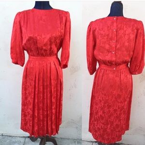 Vintage pleated Heather dress