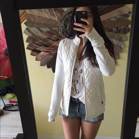 White Athletic Jacket - Picture 2 of 4