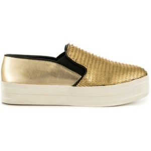 Gold snake Steve Madden shoes