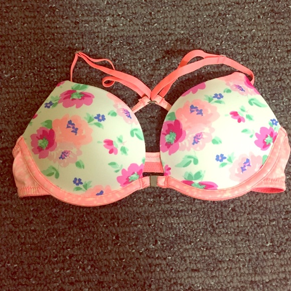 Gilly Hicks Push 'Em Up Racerback Bra
