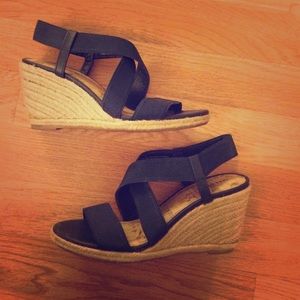 Merona navy wedges