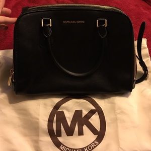 Michael Kors Black Leather Purse