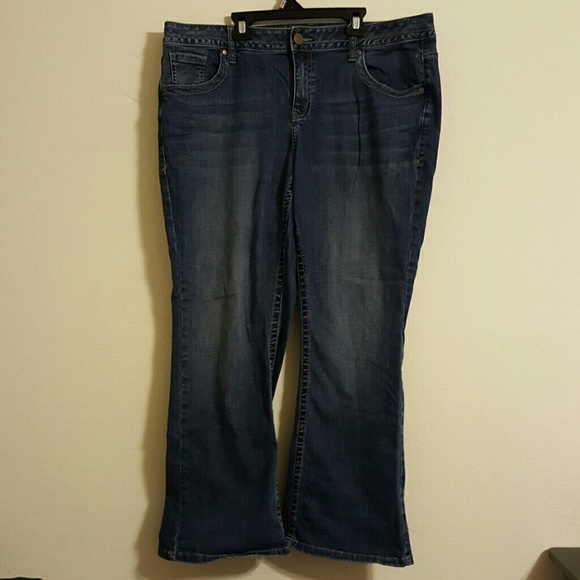Lane Bryant Genius Fit Bootcut Jeans 20 Short