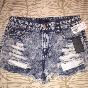 Forever 21 High waisted ripped jeans shorts