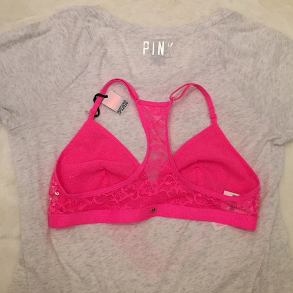 💖BRA ONLY💖Limited Edition VS Pink Sequin Set💖 - Picture 4 of 4