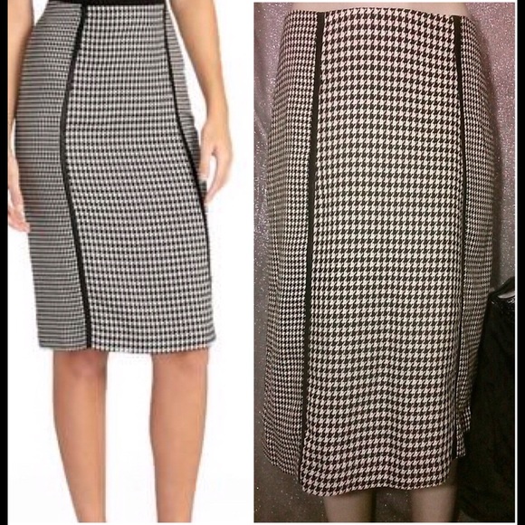Cato Dresses & Skirts - Cato Fashion houndstooth pencil skirt