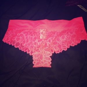 PINK floral lace cheekster