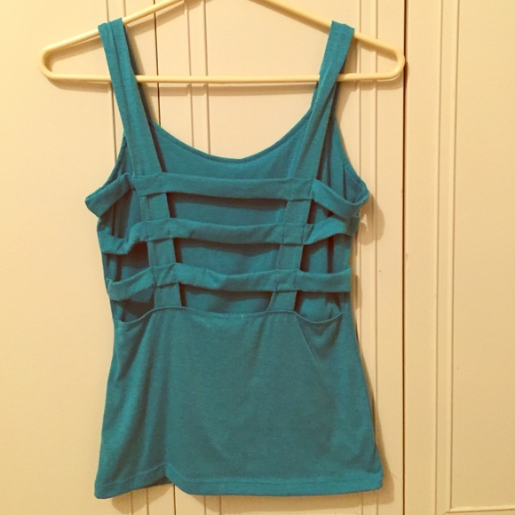 Strappy backless tank