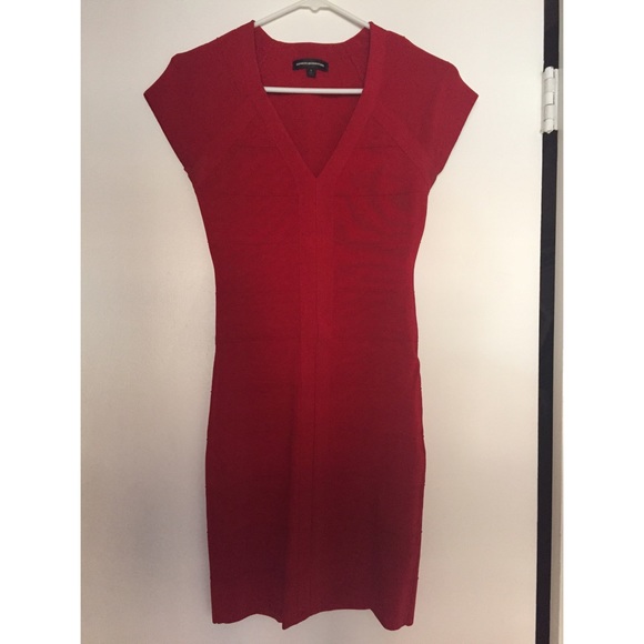 Gorgeous Red Express Bandage Dresd