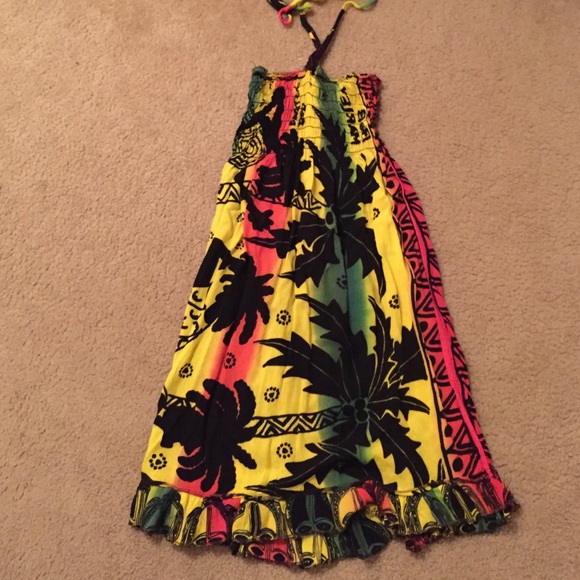Bob Marley rasta halter dress